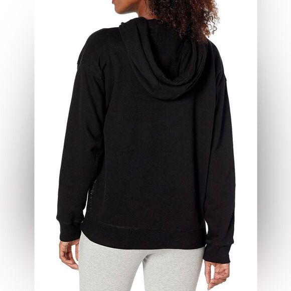 Calvin Klein Performance Women's Eco Fleece Hoodie NEW with tags Black - Picture 2 of 5